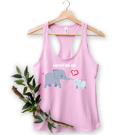 Mother's Day Matching Shirt, Elephant Matching Mommy Shirt, Mother's Day Shirt-newamarketing