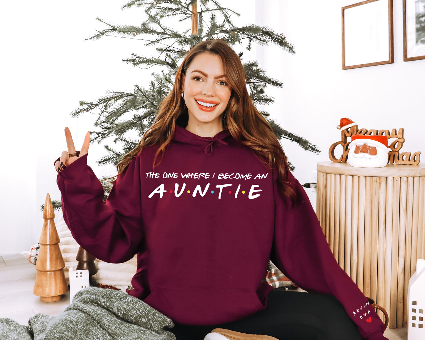 The One Where I Become An Aunt Sweatshirt, Aunt Sweatshirt, Custom Aunt Hoodie-newamarketing