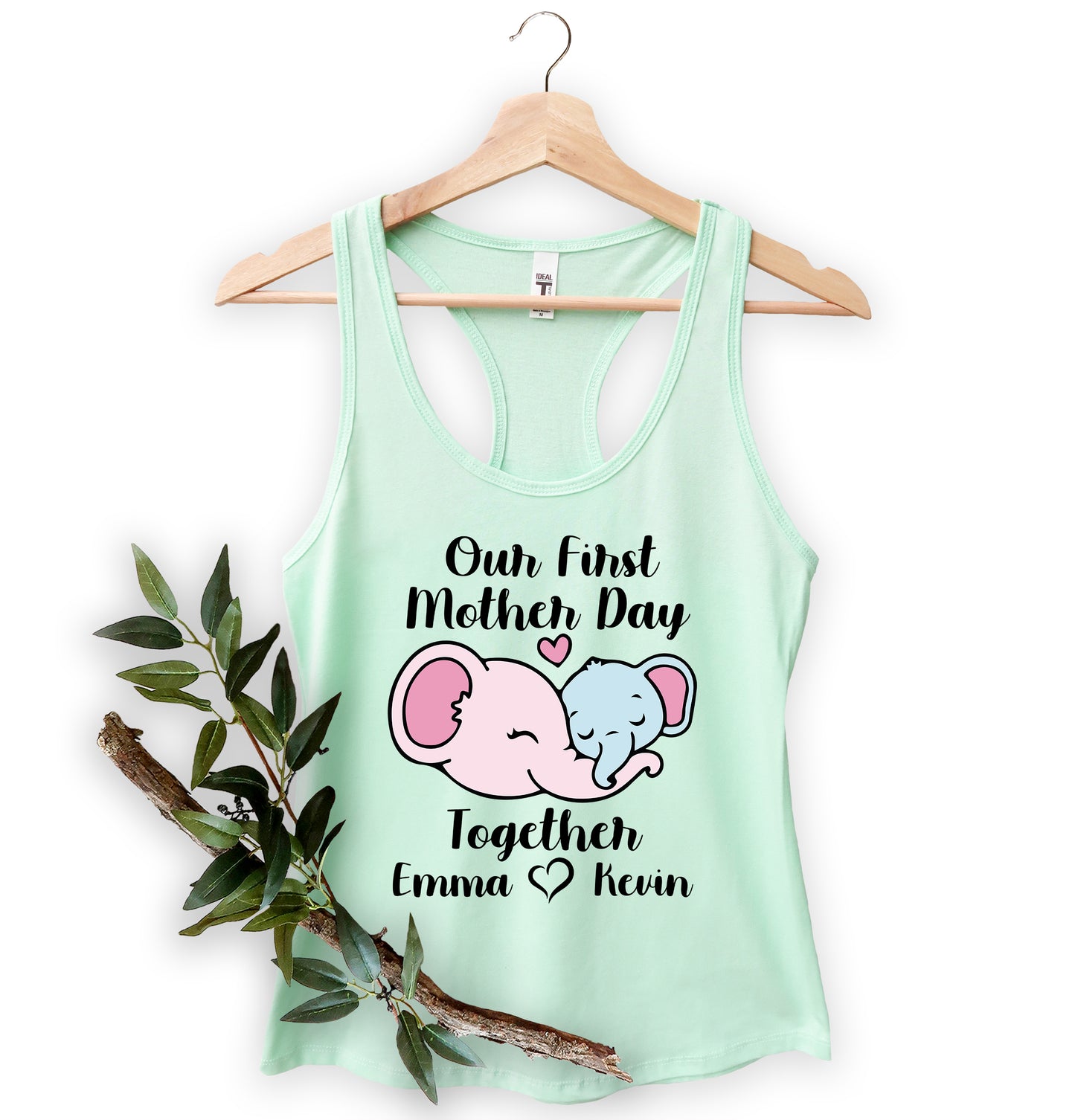 Our First Mother's Day Shirts, Mothers Day Shirt, Elephant Mommy Shirt-newamarketing