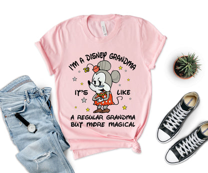 Disney Grandma Shirt, Grandma Minnie Mouse Shirt, Grandma T-shirts-newamarketing