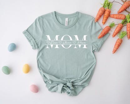 Mama Shirt with Kids Names, Personalized Mom Shirt, Names Mom Shirt-newamarketing