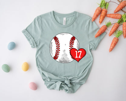 Custom Baseball Mom Shirt, Baseball Mom Number Shirt, Baseball Mom Shirt-newamarketing