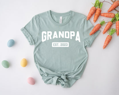 Grandpa Est Shirt, Custom Grandpa Shirt, Grandpa Shirt-newamarketing