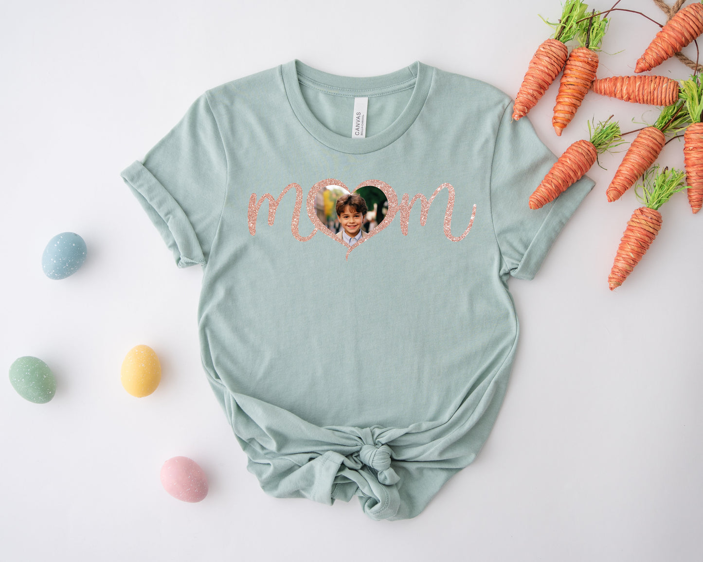 Custom Photo Mom Shirt, Mother Day Photo Shirt, Custom Mama Shirts-newamarketing