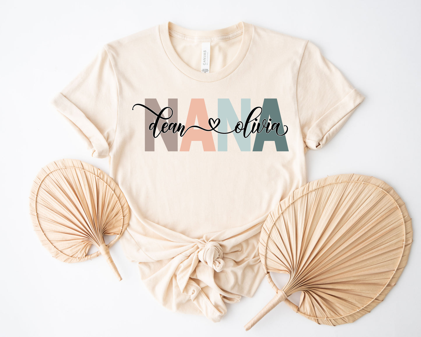 Custom Nana Shirt, Nana Shirt, Nana with Children Names Shirt-newamarketing