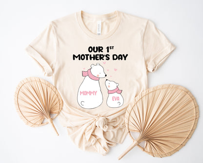 Our 1st Mother's Day Shirt, Custom Mom Matching Shirts, First Mothers Day Shirt-newamarketing