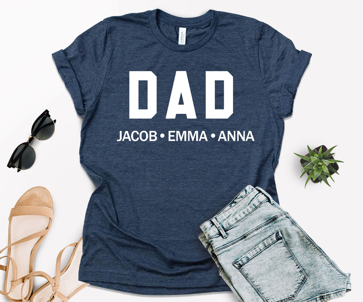Custom Grandpa Shirt, Custom Father's Day Shirts, Custom Grandpa Dad Shirt-newamarketing