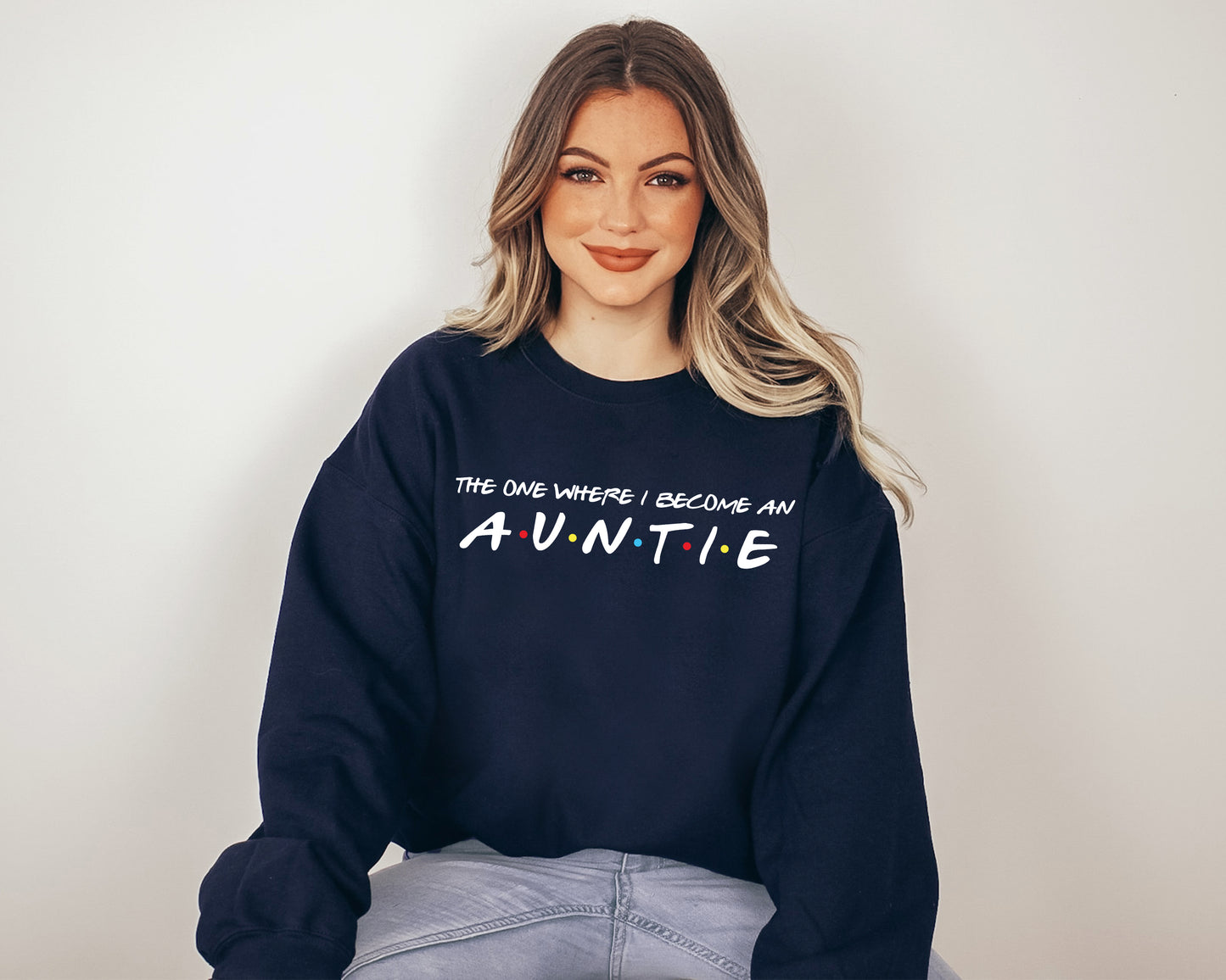 The One Where I Become An Aunt Sweatshirt, Aunt Sweatshirt, Custom Aunt Hoodie-newamarketing
