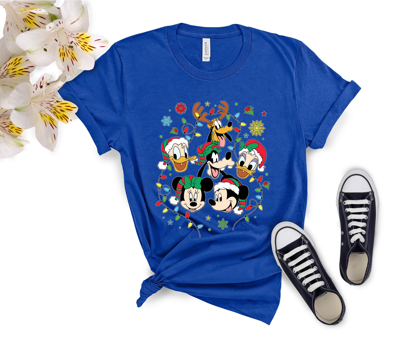 Disney-Inspired Christmas T-Shirt for All Ages – Festive Holiday Tees for Men, Women, Kids & Babies