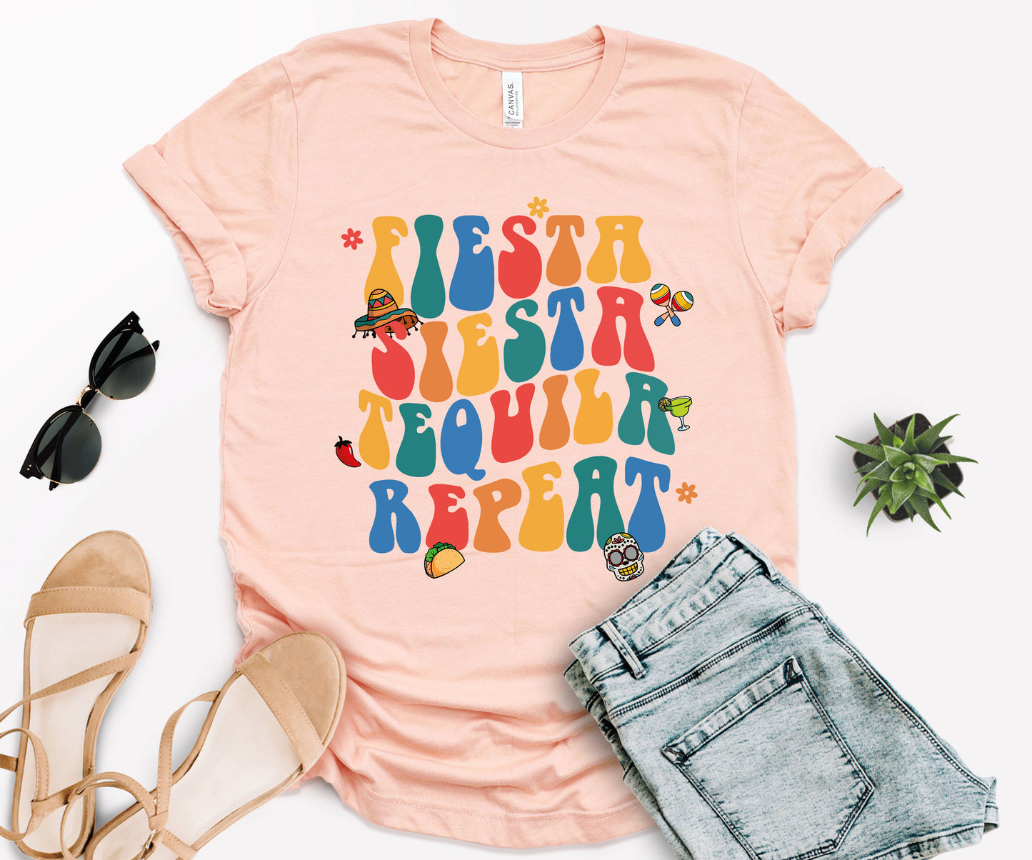 Cinco De Mayo Shirts, Mexican Fiesta Shirts, Fiesta Siesta Tequila Repeat-newamarketing