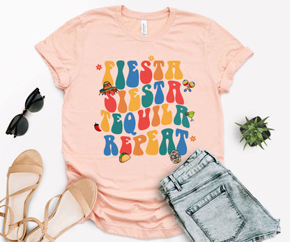 Cinco De Mayo Shirts, Mexican Fiesta Shirts, Fiesta Siesta Tequila Repeat-newamarketing