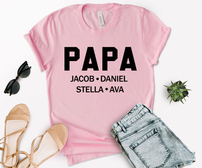 Custom Grandpa Shirt, Custom Father's Day Shirts, Custom Grandpa Dad Shirt-newamarketing