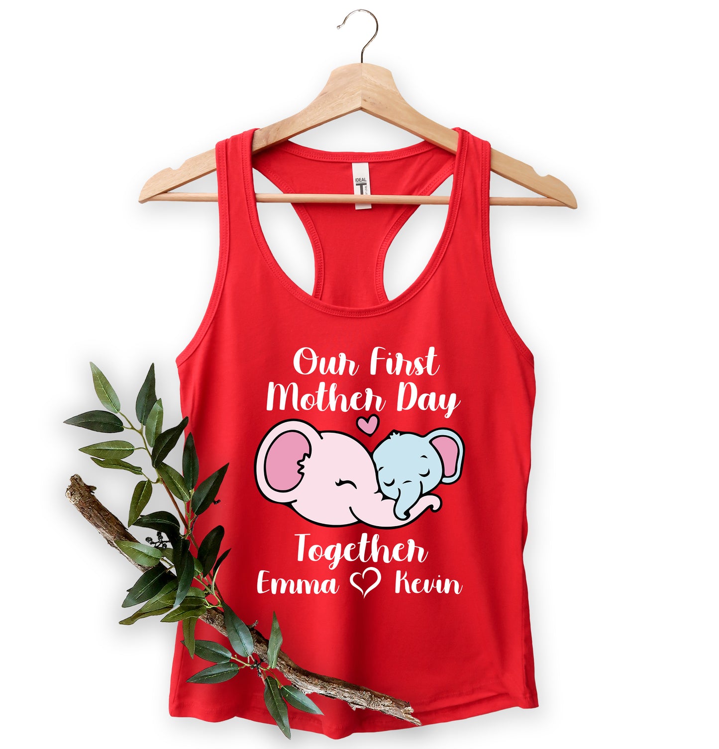 Our First Mother's Day Shirts, Mothers Day Shirt, Elephant Mommy Shirt-newamarketing