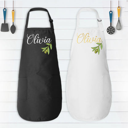 Personalized Apron, Custom Kitchen Apron, Custom Name Apron-newamarketing