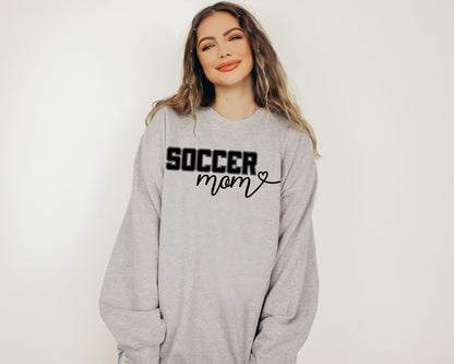 Custom Soccer Mom Sweatshirt, Number Soccer Hoodie, Soccer Mom Sweatshirt-newamarketing