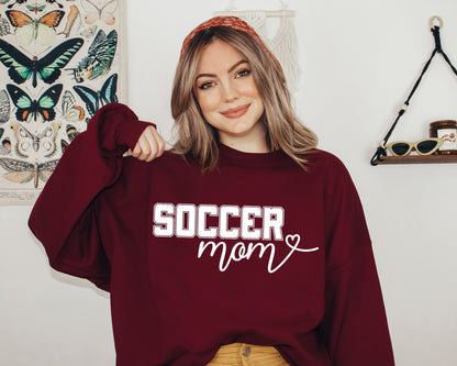 Custom Soccer Mom Sweatshirt, Number Soccer Hoodie, Soccer Mom Sweatshirt-newamarketing