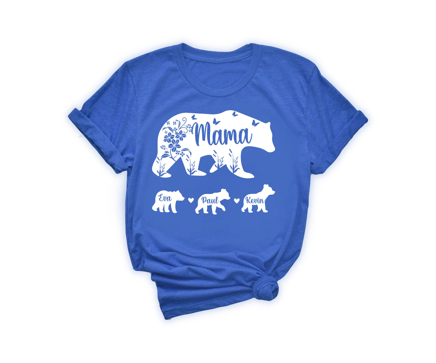 Mama Bear Shirt with Kids Names, Mama Bear Shirt, Custom Mama Bear Shirt-newamarketing