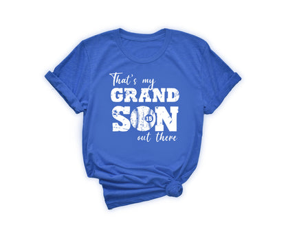 That's My Grandson Shirt, Custom Grandma Baseball Shirt, Grandma Shirt-newamarketing