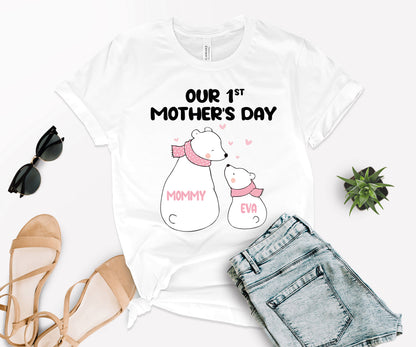 Our 1st Mother's Day Shirt, Custom Mom Matching Shirts, First Mothers Day Shirt-newamarketing