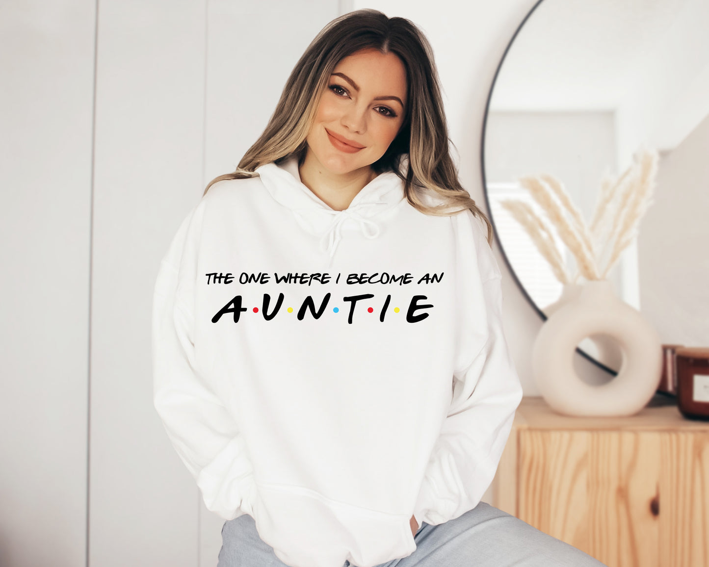 The One Where I Become An Aunt Sweatshirt, Aunt Sweatshirt, Custom Aunt Hoodie-newamarketing