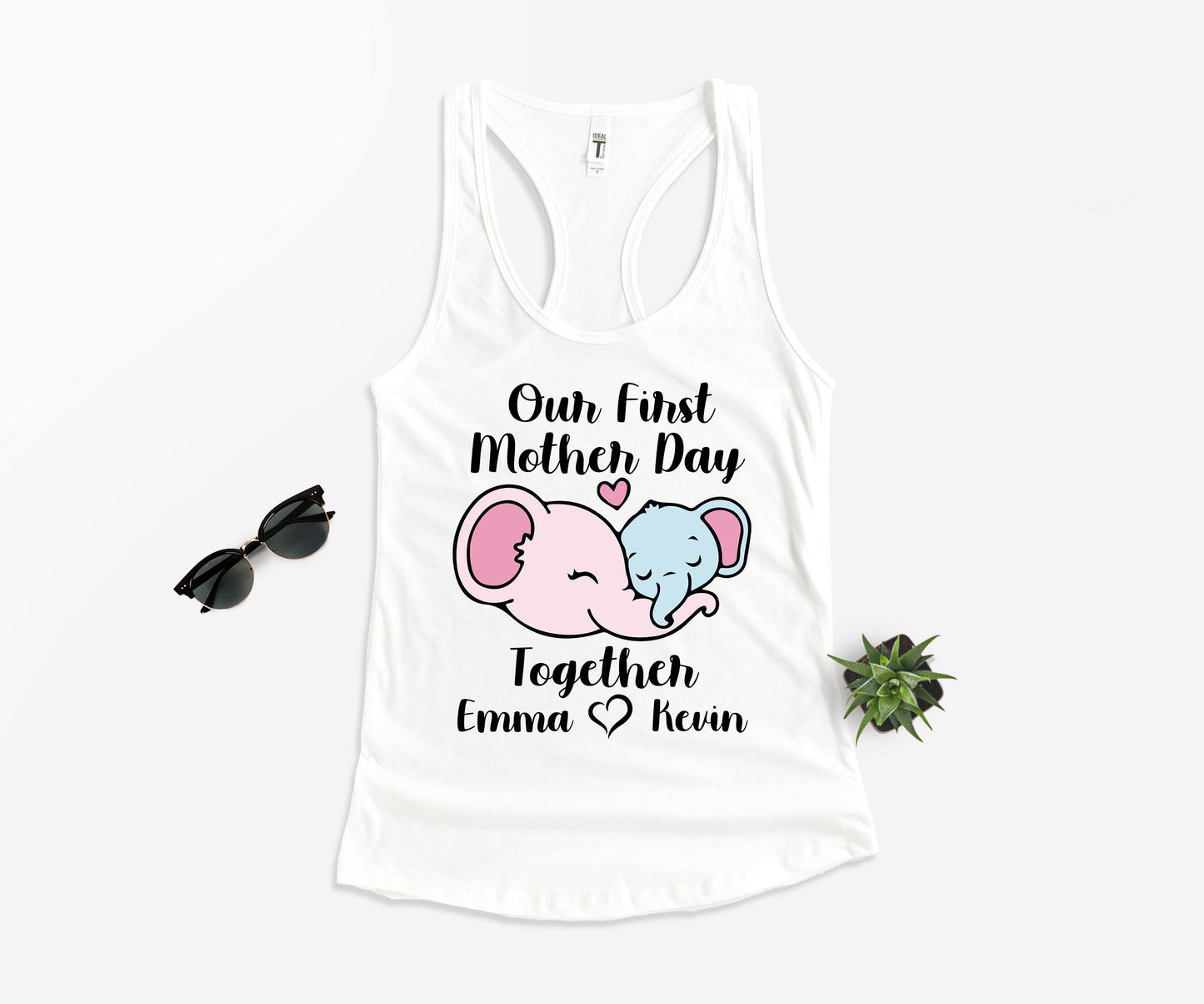 Our First Mother's Day Shirts, Mothers Day Shirt, Elephant Mommy Shirt-newamarketing