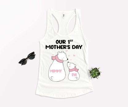 Our 1st Mother's Day Shirt, Custom Mom Matching Shirts, First Mothers Day Shirt-newamarketing