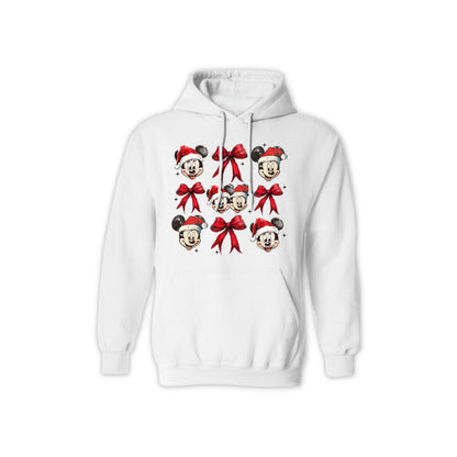 Disney Christmas Mickey & Minnie Santa Hoodie – Unisex Holiday Hoodie for Men & Women