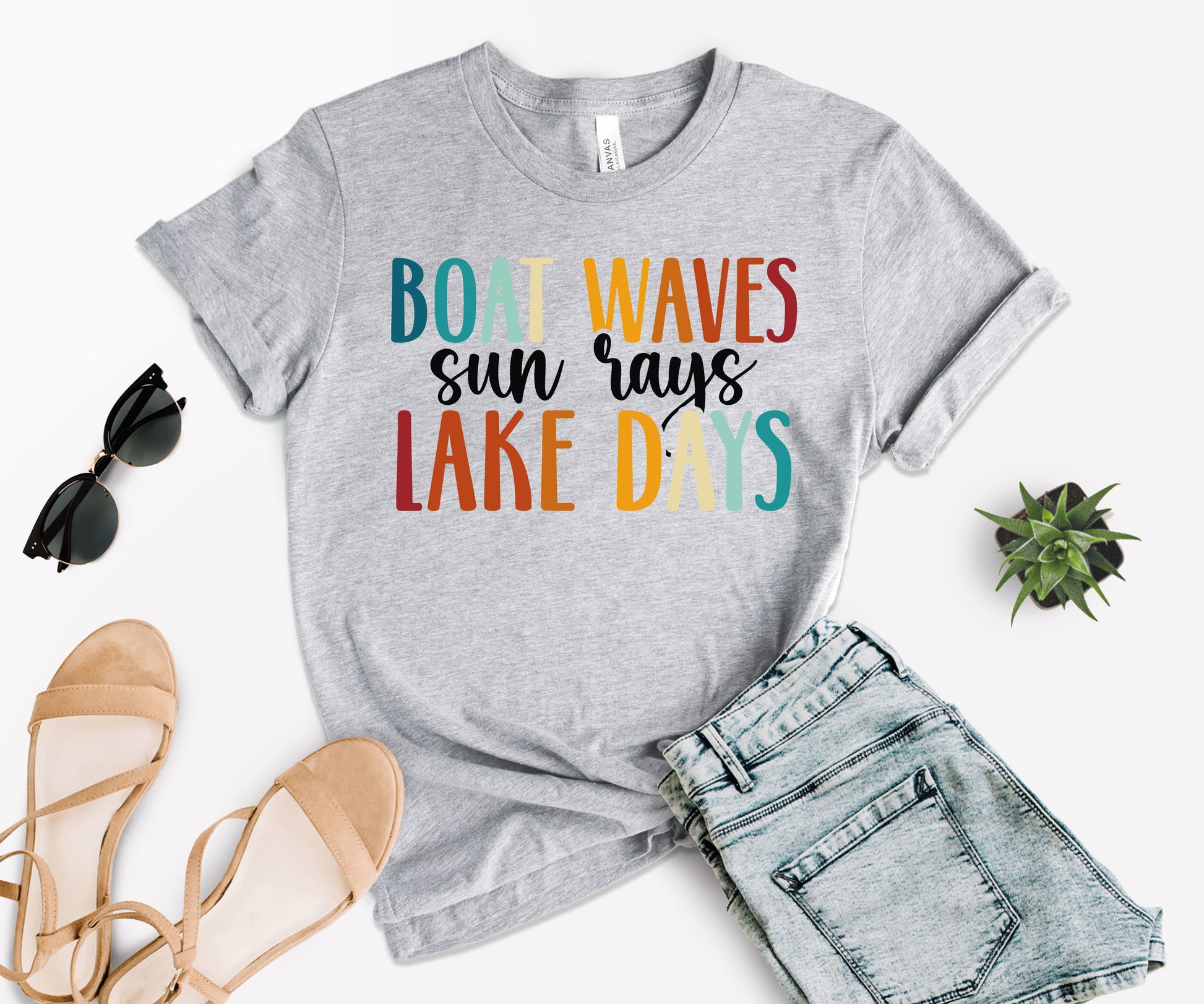 Boat Waves Sun Rays Lake Days Shirt, Lake Shirt, Boat Waves Shirt-newamarketing