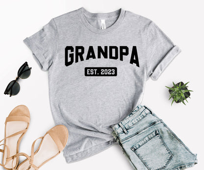 Grandpa Est Shirt, Custom Grandpa Shirt, Grandpa Shirt-newamarketing