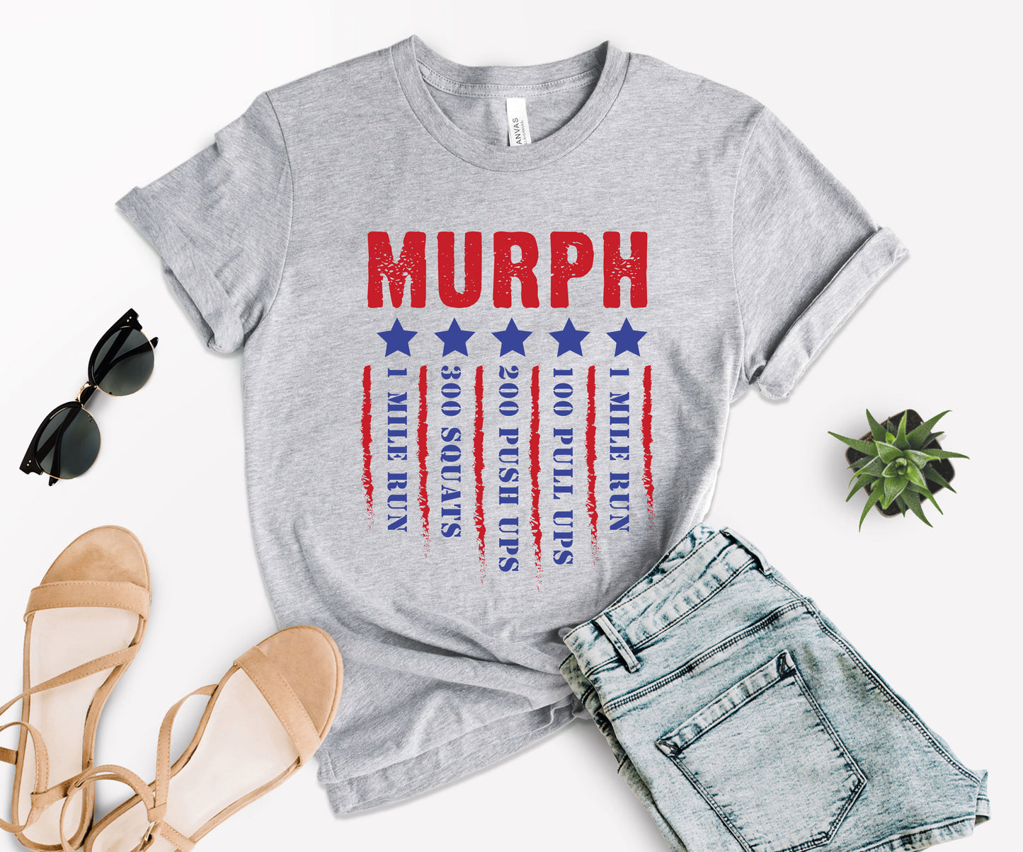 Murph Challenge Shirt, Memorial Day Shirt, American Patriot Shirt-newamarketing