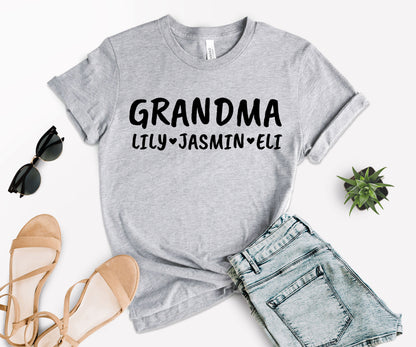 Custom Grandma Shirts, Grandma Shirts, Personalized Grandma Shirts-newamarketing