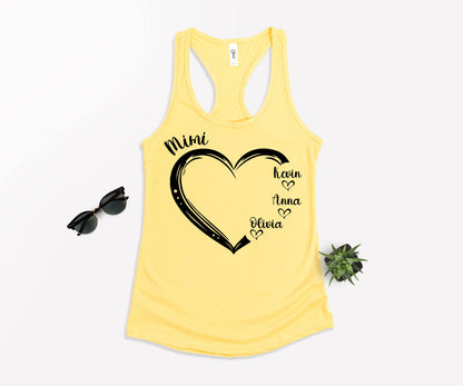 Custom Mimi Shirt, Mimi Heart Shirt, Custom Mother's Day Shirt-newamarketing