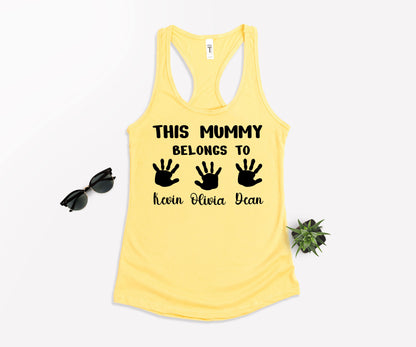This Mummy Belongs Shirt, Custom Mama Shirt, Custom Mother's Day Shirt-newamarketing