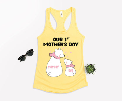 Our 1st Mother's Day Shirt, Custom Mom Matching Shirts, First Mothers Day Shirt-newamarketing