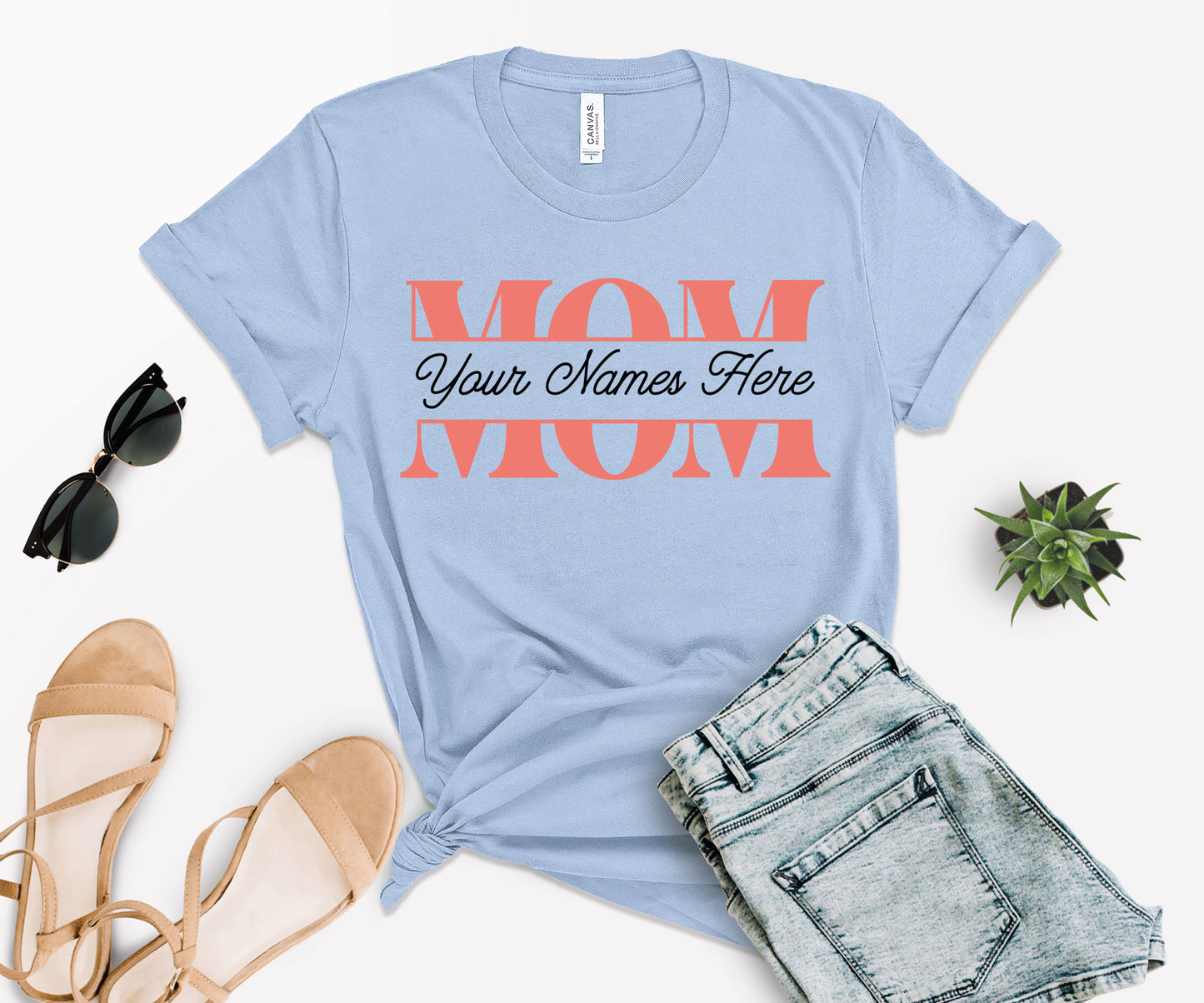 Custom Mom Shirts, Personalized Mothers Day Shirts, Mothers Day Shirt-newamarketing