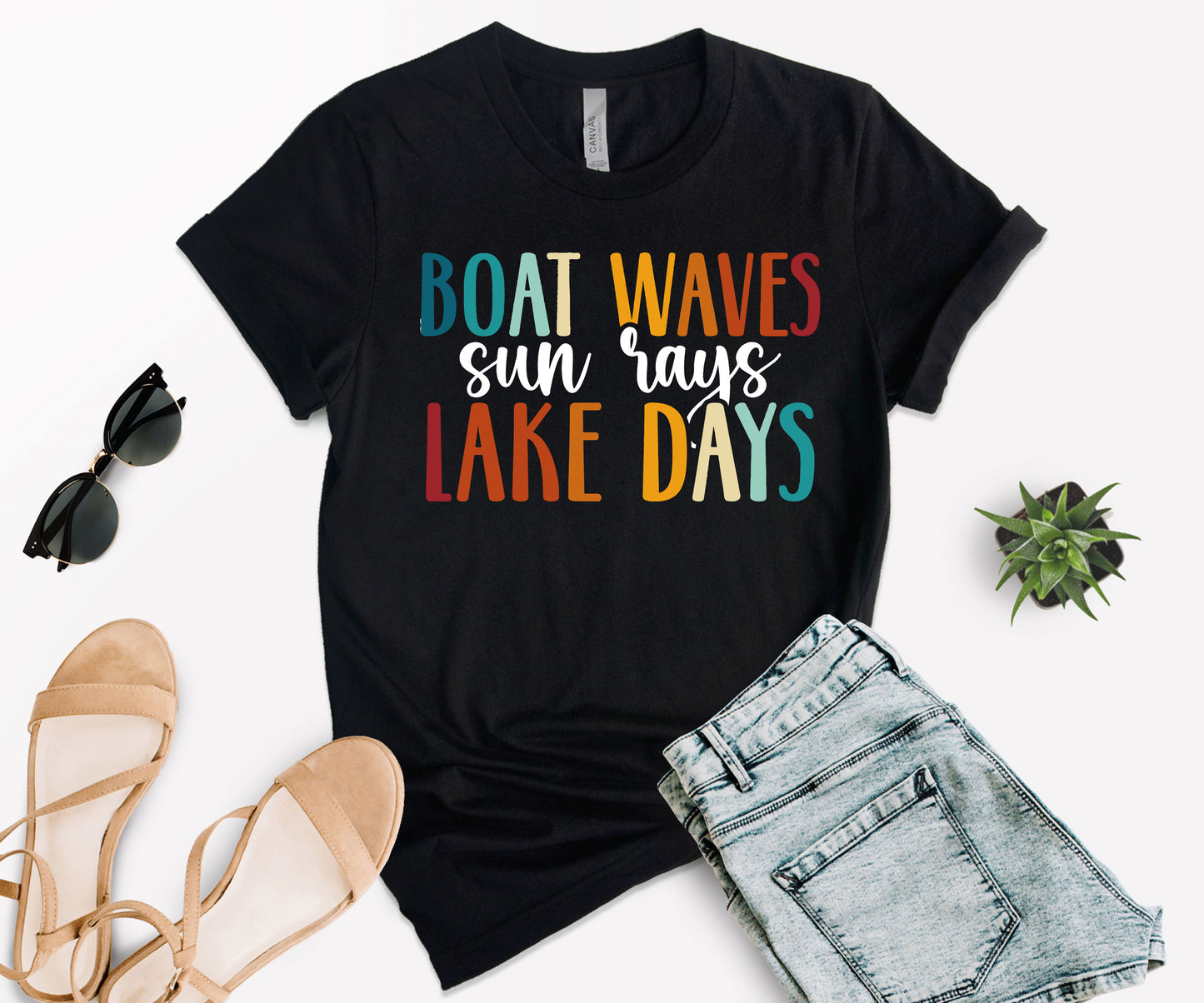 Boat Waves Sun Rays Lake Days Shirt, Lake Shirt, Boat Waves Shirt-newamarketing