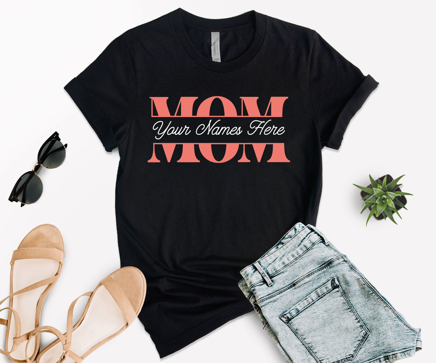 Custom Mom Shirts, Personalized Mothers Day Shirts, Mothers Day Shirt-newamarketing