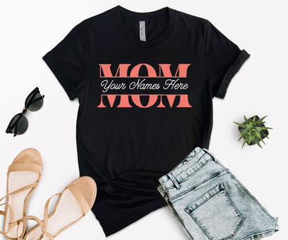 Custom Mom Shirts, Personalized Mothers Day Shirts, Mothers Day Shirt-newamarketing