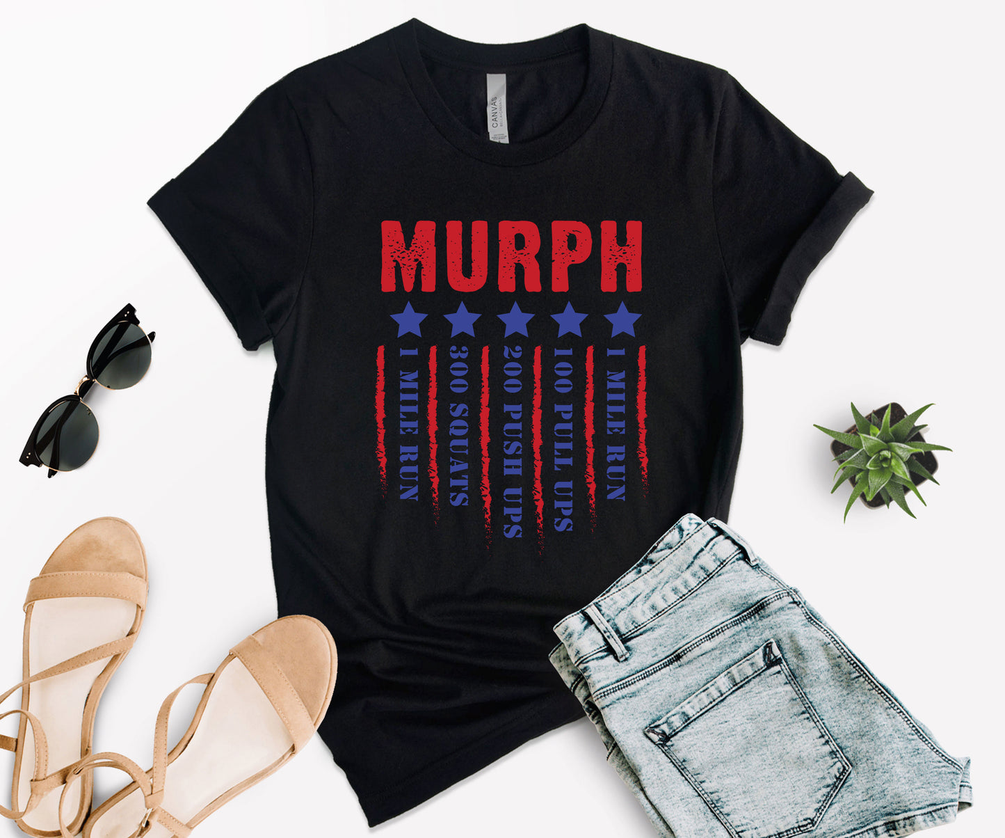 Murph Challenge Shirt, Memorial Day Shirt, American Patriot Shirt-newamarketing