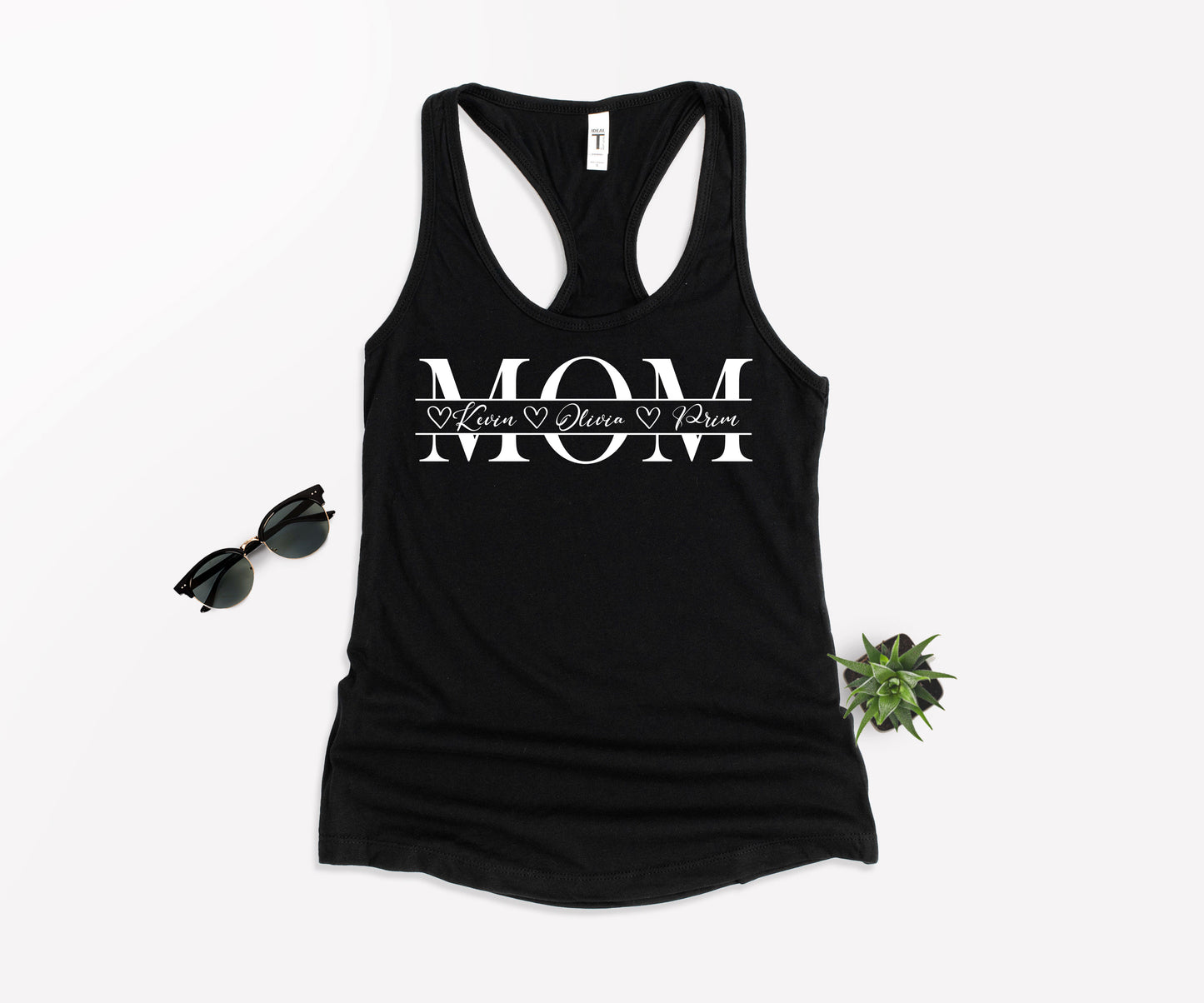 Mama Shirt with Kids Names, Personalized Mom Shirt, Names Mom Shirt-newamarketing