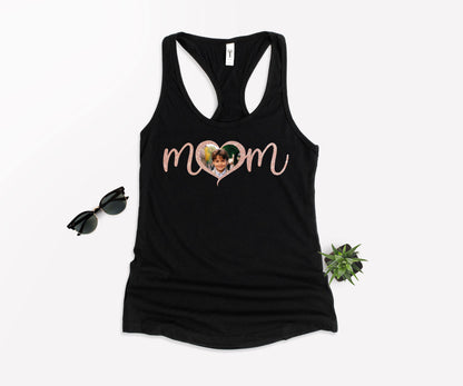 Custom Photo Mom Shirt, Mother Day Photo Shirt, Custom Mama Shirts-newamarketing