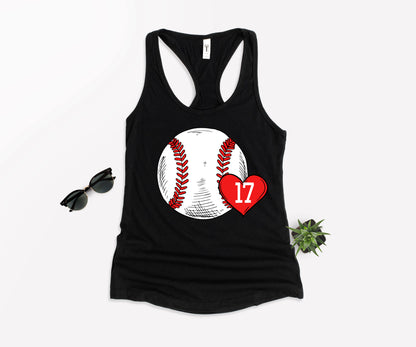 Custom Baseball Mom Shirt, Baseball Mom Number Shirt, Baseball Mom Shirt-newamarketing