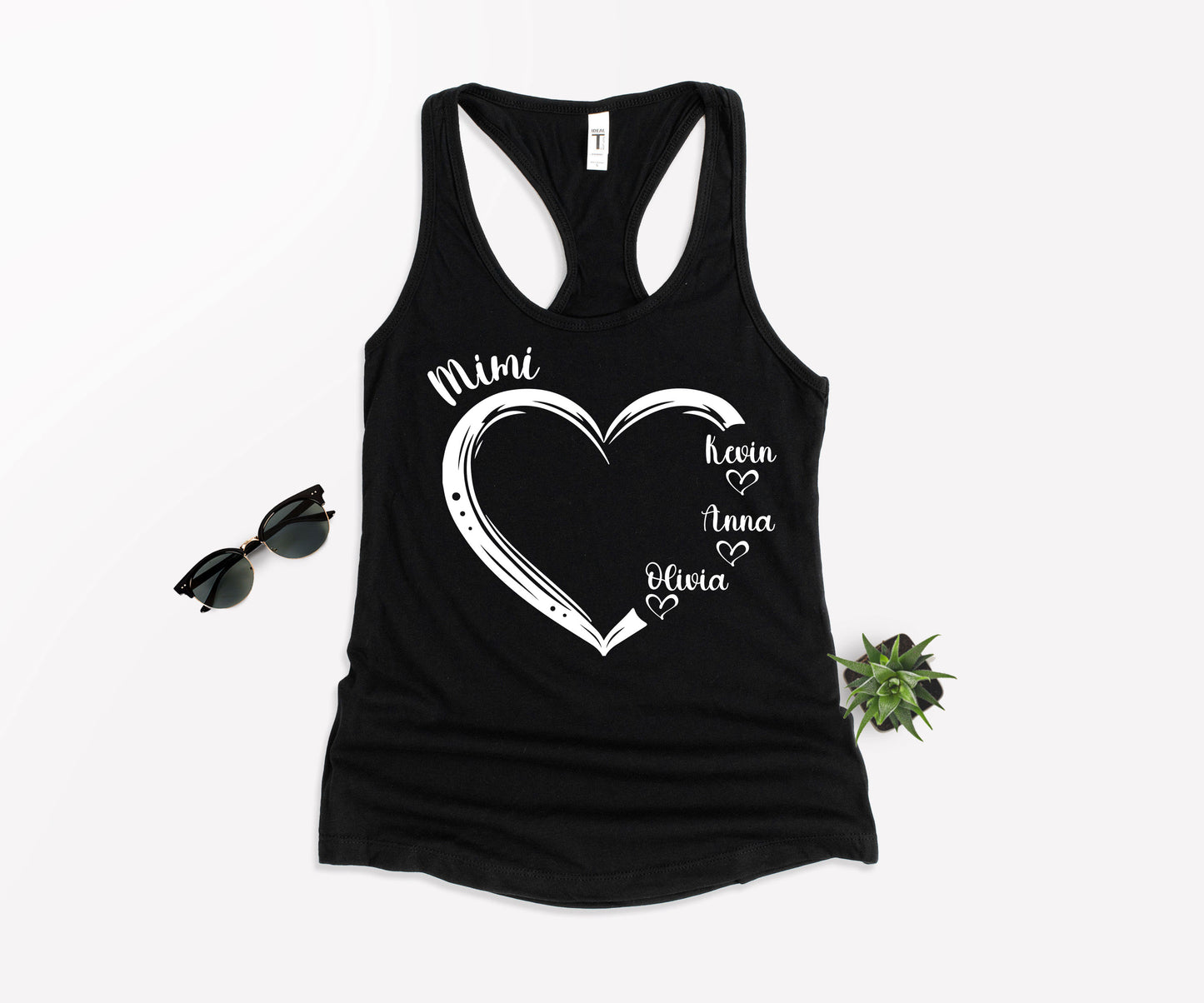 Custom Mimi Shirt, Mimi Heart Shirt, Custom Mother's Day Shirt-newamarketing