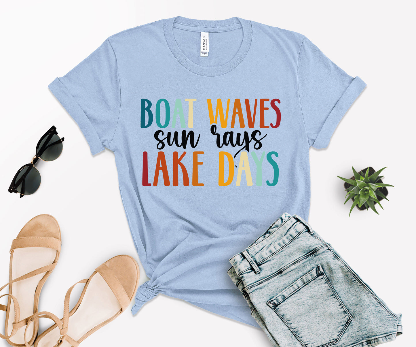 Boat Waves Sun Rays Lake Days Shirt, Lake Shirt, Boat Waves Shirt-newamarketing
