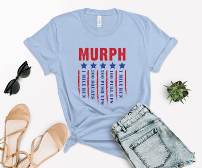 Murph Challenge Shirt, Memorial Day Shirt, American Patriot Shirt-newamarketing
