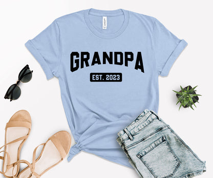 Grandpa Est Shirt, Custom Grandpa Shirt, Grandpa Shirt-newamarketing