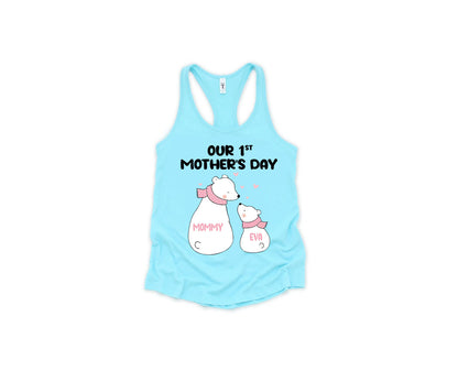 Our 1st Mother's Day Shirt, Custom Mom Matching Shirts, First Mothers Day Shirt-newamarketing