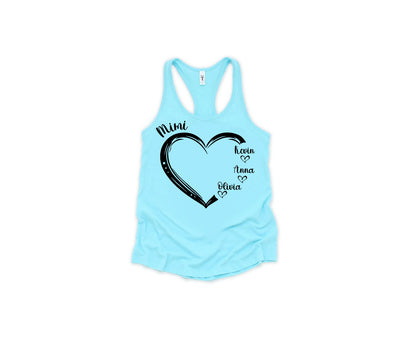Custom Mimi Shirt, Mimi Heart Shirt, Custom Mother's Day Shirt-newamarketing