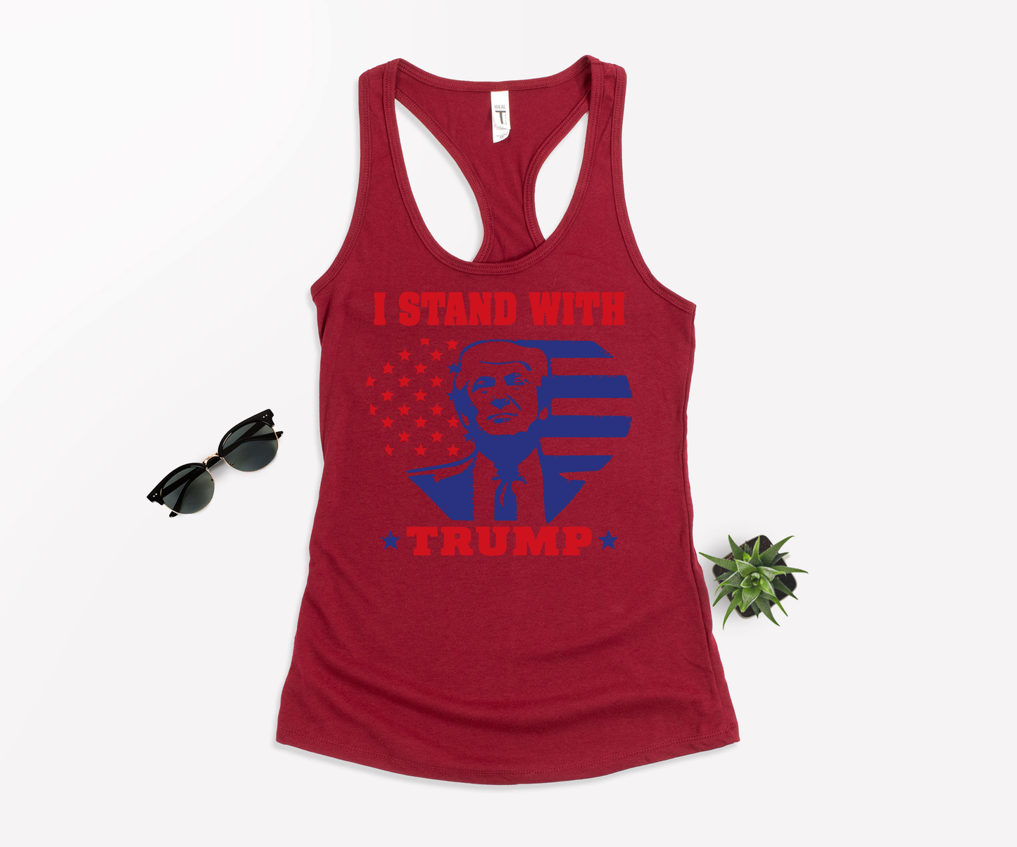 I Stand with Trump Shirt, Political Shirt, Trump Shirt-newamarketing