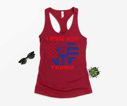 I Stand with Trump Shirt, Political Shirt, Trump Shirt-newamarketing